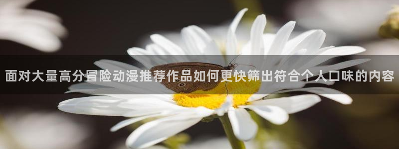 动漫之家被:面对大量高分冒险动漫推荐作品如何更快筛出符合个人口味的内容配图