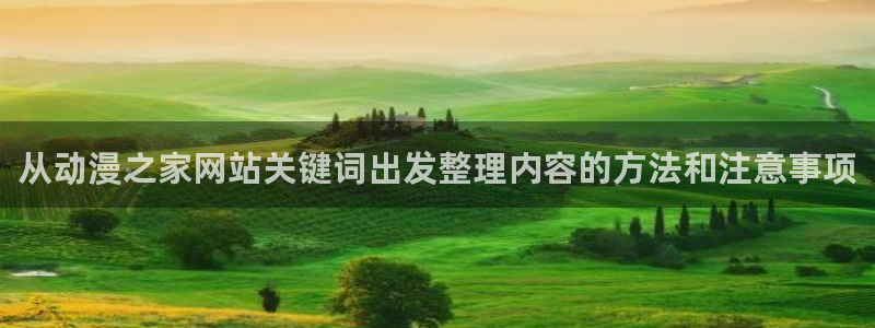 d动漫之家:从动漫之家网站关键词出发整理内容的方法和注意事项配图