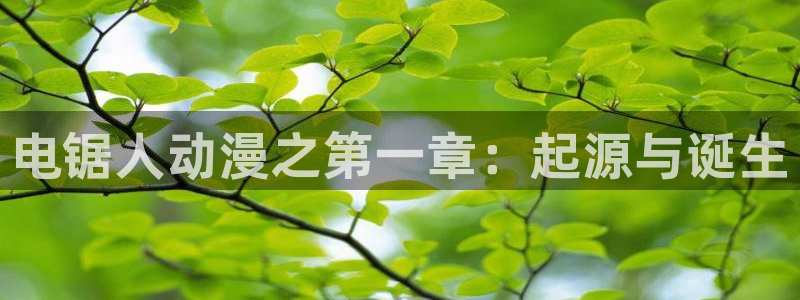 3d动漫之家:电锯人动漫之第一章:起源与诞生配图
