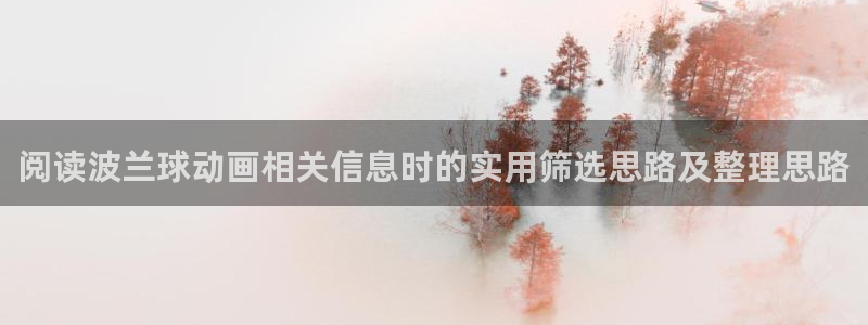 动漫之家动画站:阅读波兰球动画相关信息时的实用筛选思路及整理思路配图